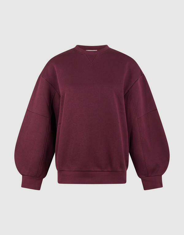 Pullover mit weiten &Auml;rmeln, dunkelrot SHOEBY WOMEN