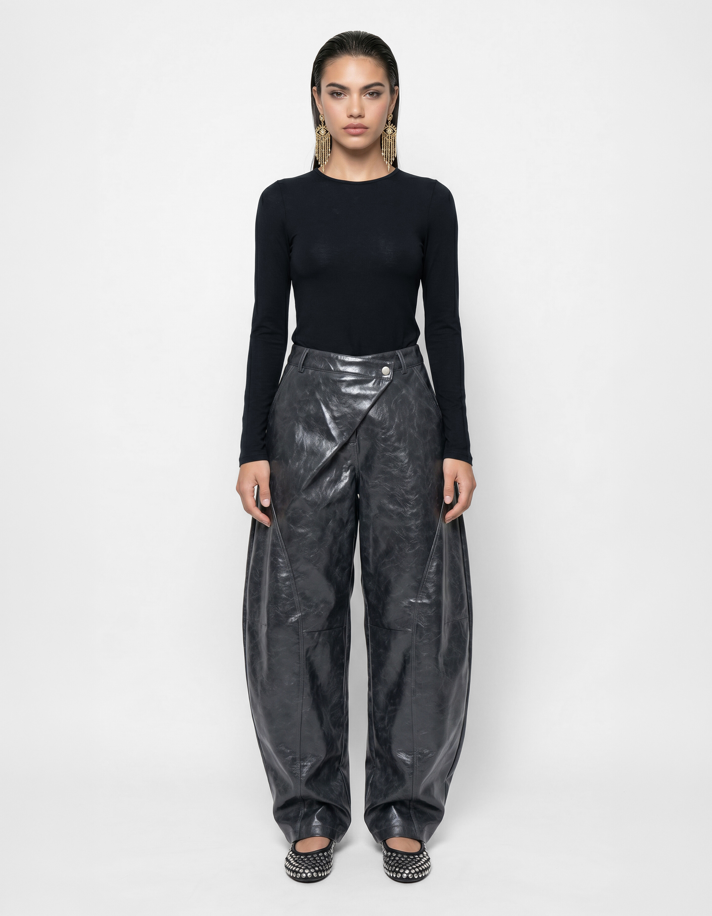 Weiche Longsleeve Top Schwarz SHOEBY WOMEN