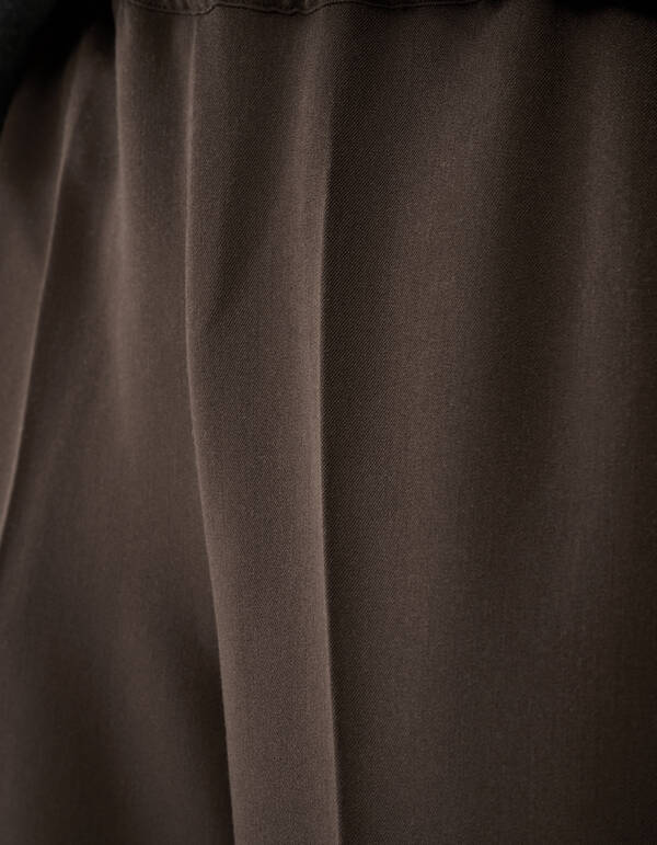 Hose mit weitem Bein in Dunkelbraun von Lonneke SHOEBY WOMEN