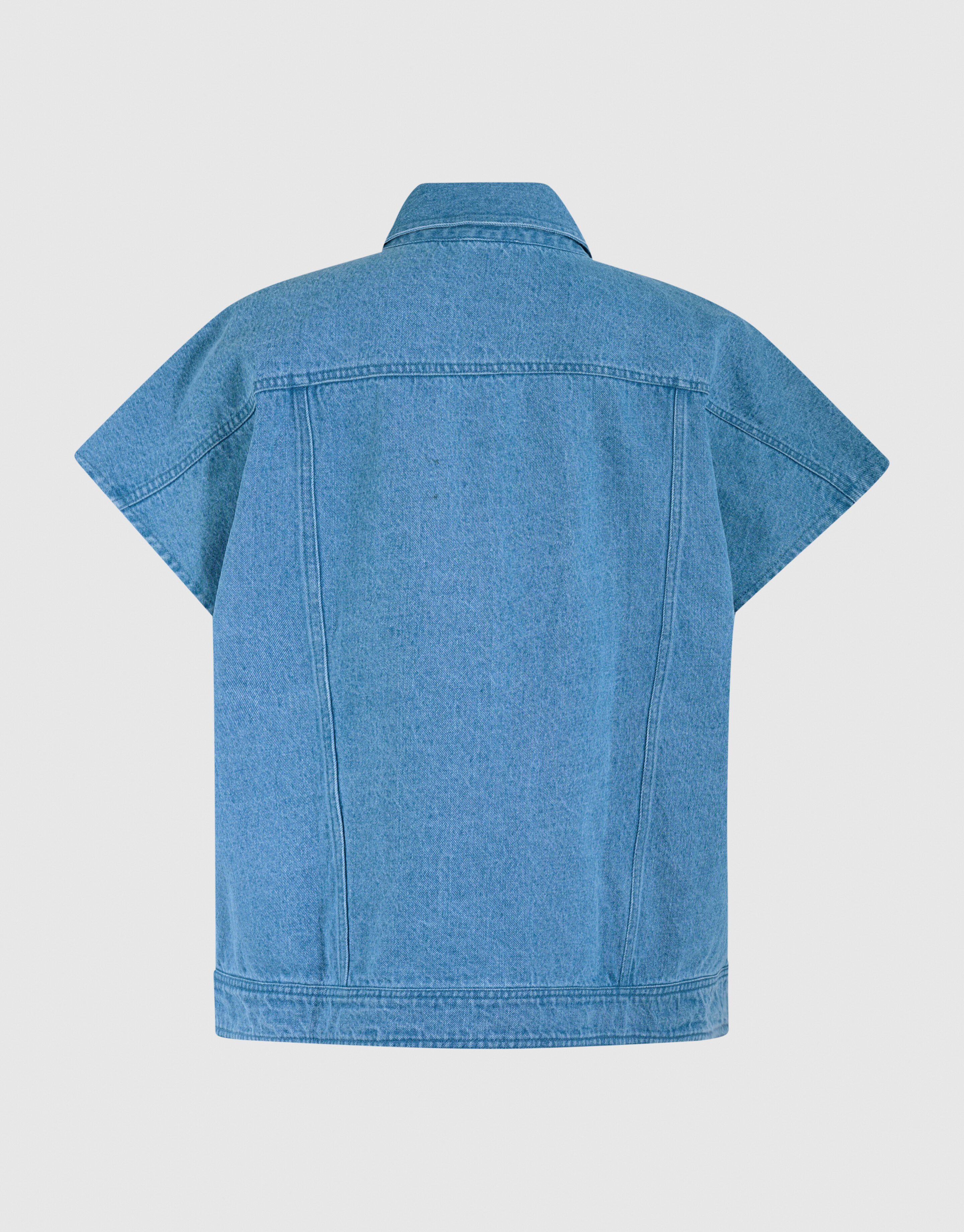 Übergroße Denim-Weste blau SHOEBY WOMEN