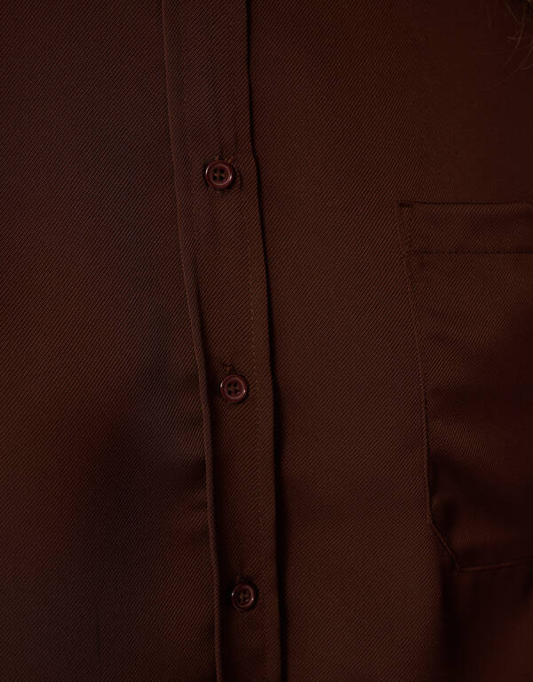 Bluse in &Uuml;bergr&ouml;&szlig;e Dunkelbraun SHOEBY WOMEN