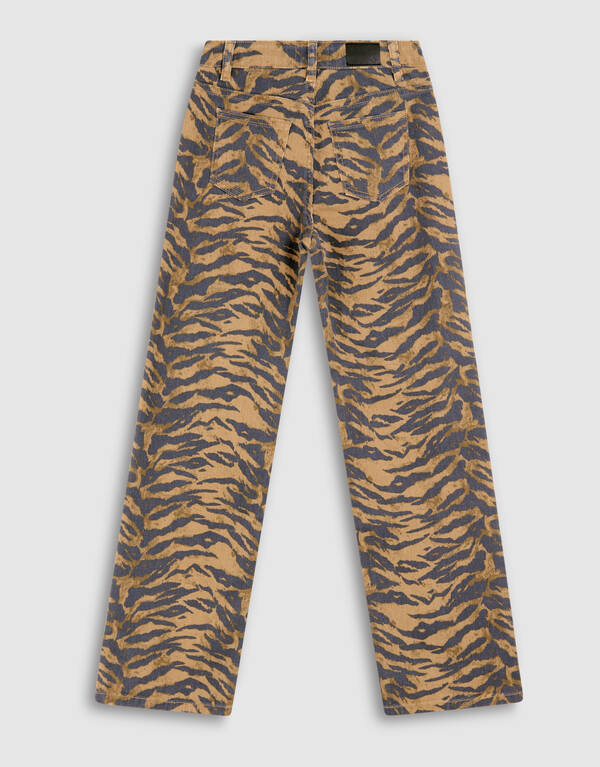 Tiger Wide Leg Jeans Braun SHOEBY GIRLS