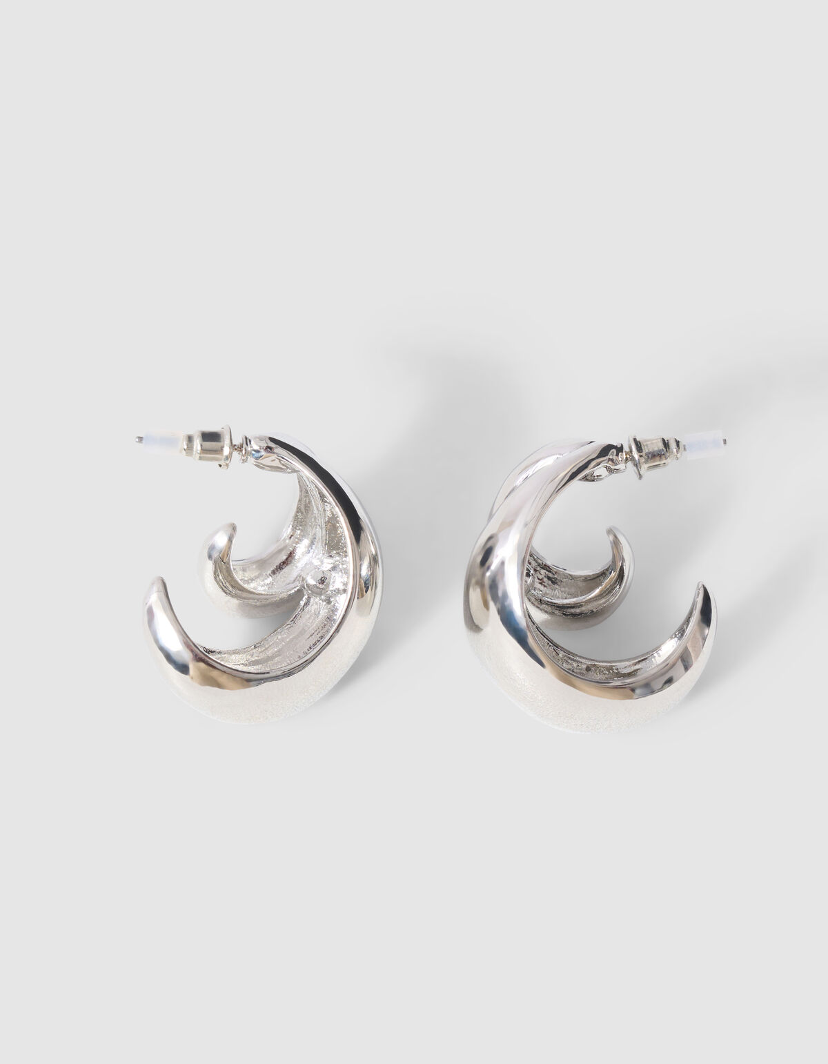 Double Drop Ohrringe Silber SHOEBY ACCESSOIRES