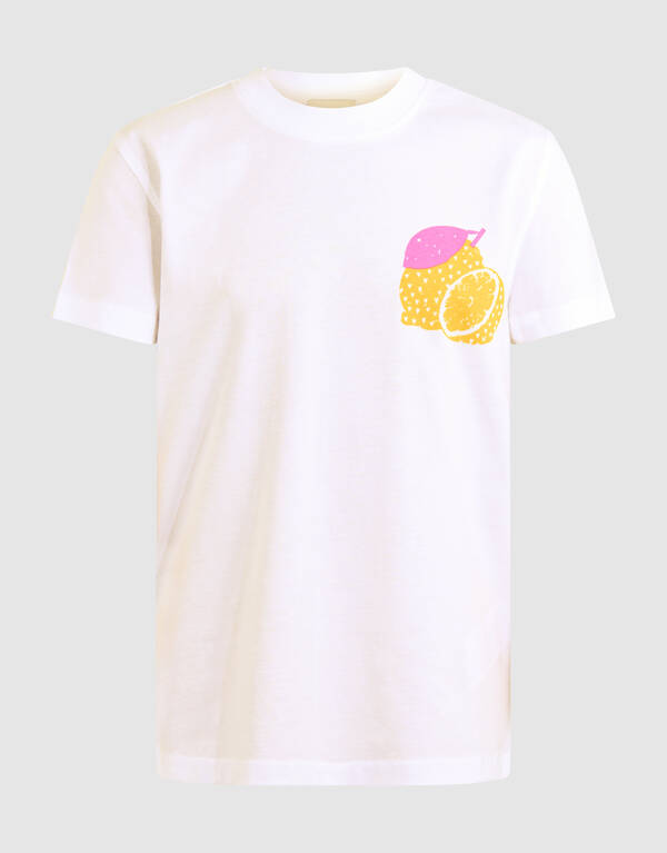 Exotisches Kunstwerk T-shirt Wit SHOEBY GIRLS