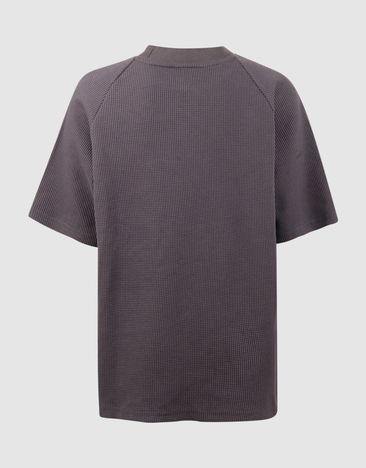 Waffelstruktur T-Shirt Dunkelgrau SHOEBY BOYS
