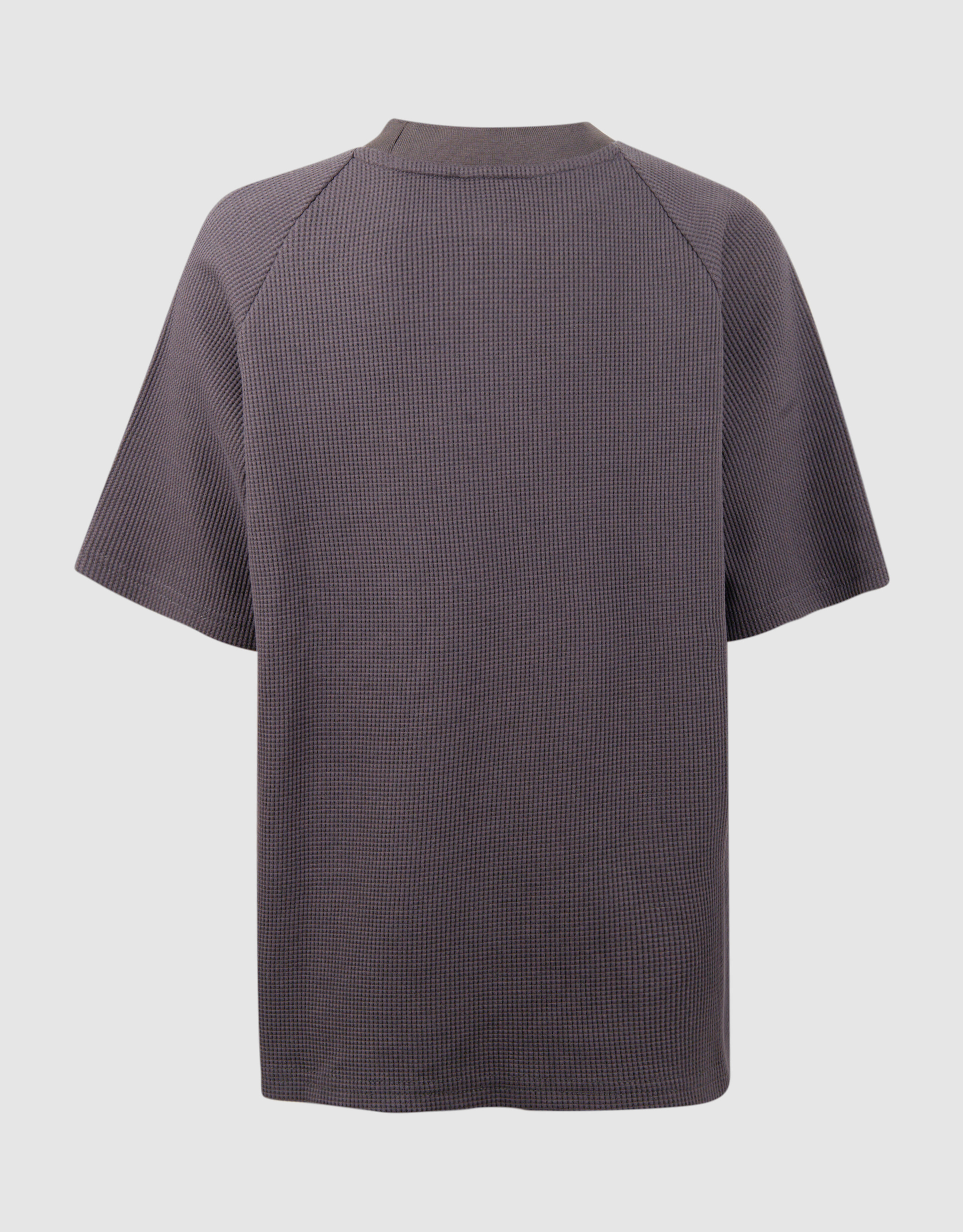 Waffelstruktur T-Shirt Dunkelgrau SHOEBY BOYS