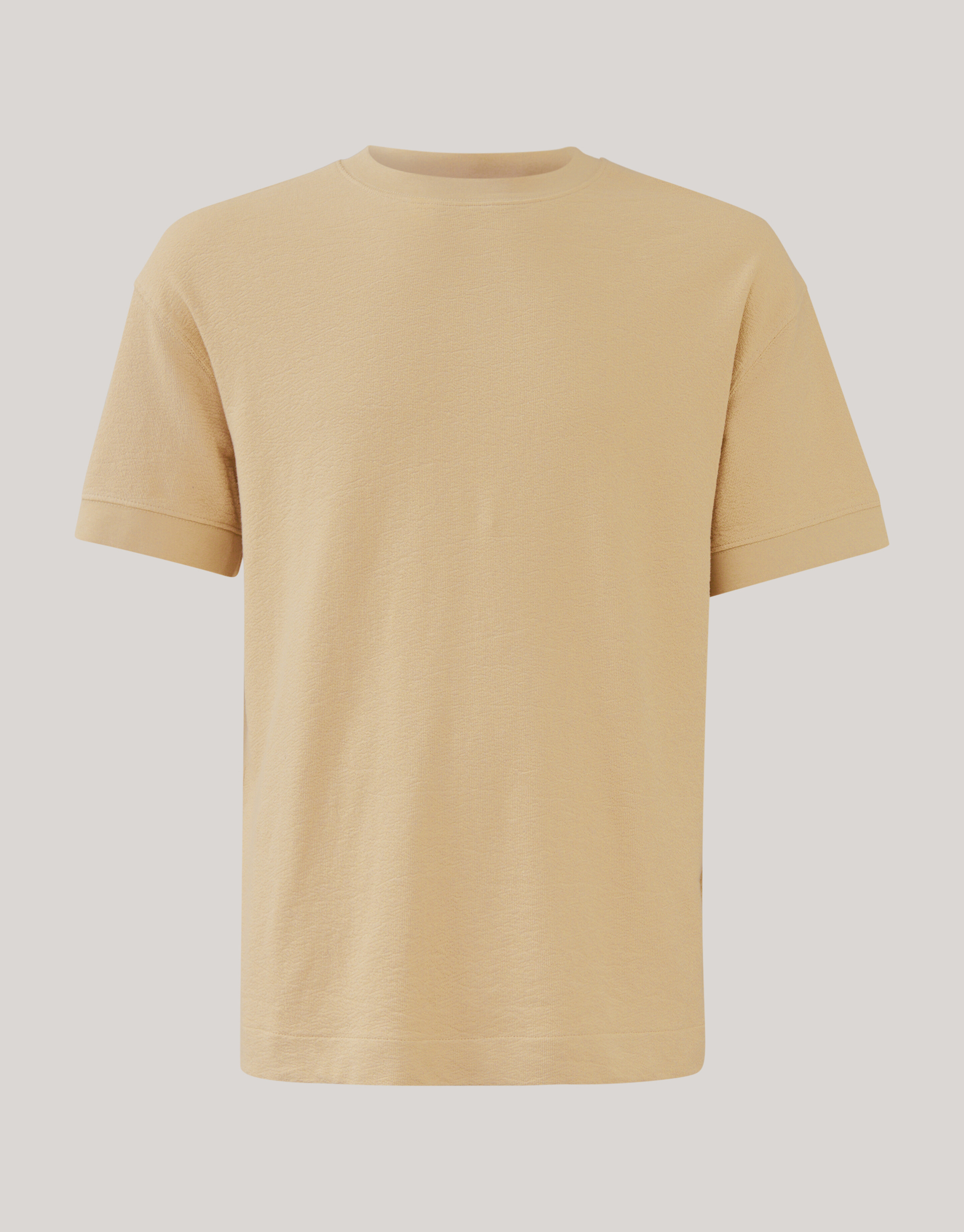 Slub Textur T-shirt Sand SHOEBY MEN