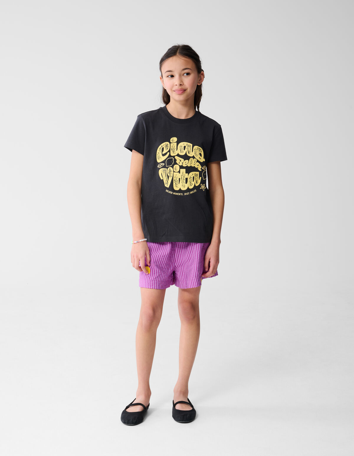 Artwork T-shirt Dunkelgrau SHOEBY GIRLS