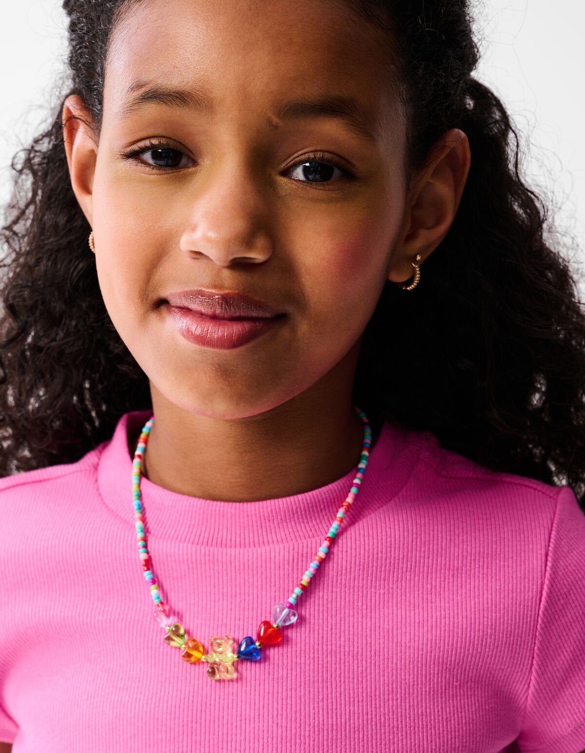 Rippen-Kropf-Oberteil Rosa SHOEBY GIRLS