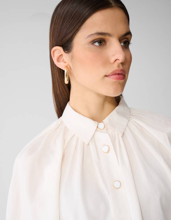 Soft Twill Bluse Off-White SHOEBY WOMEN