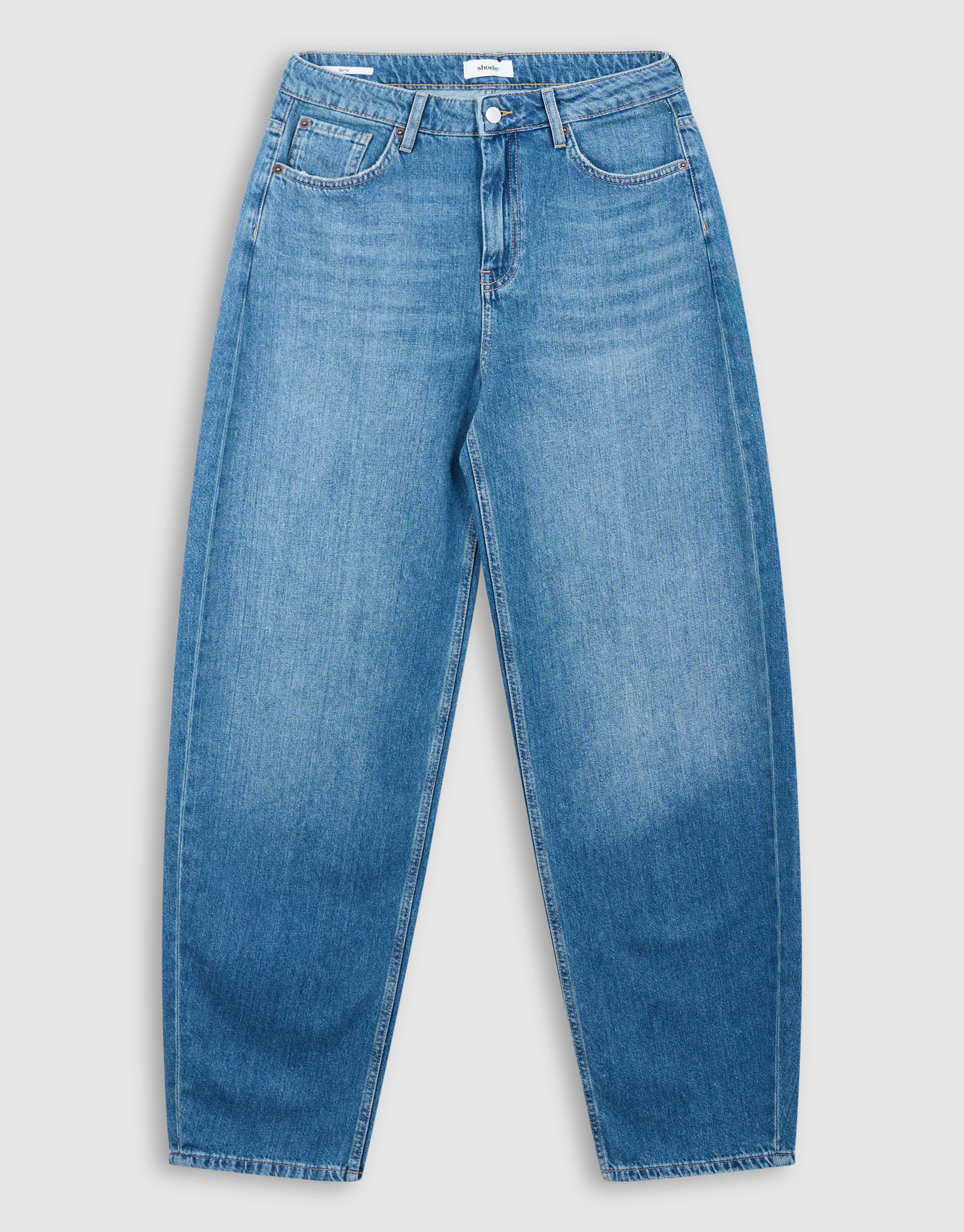Jeans im Barrel-Fit Dunkelblau SHOEBY WOMEN