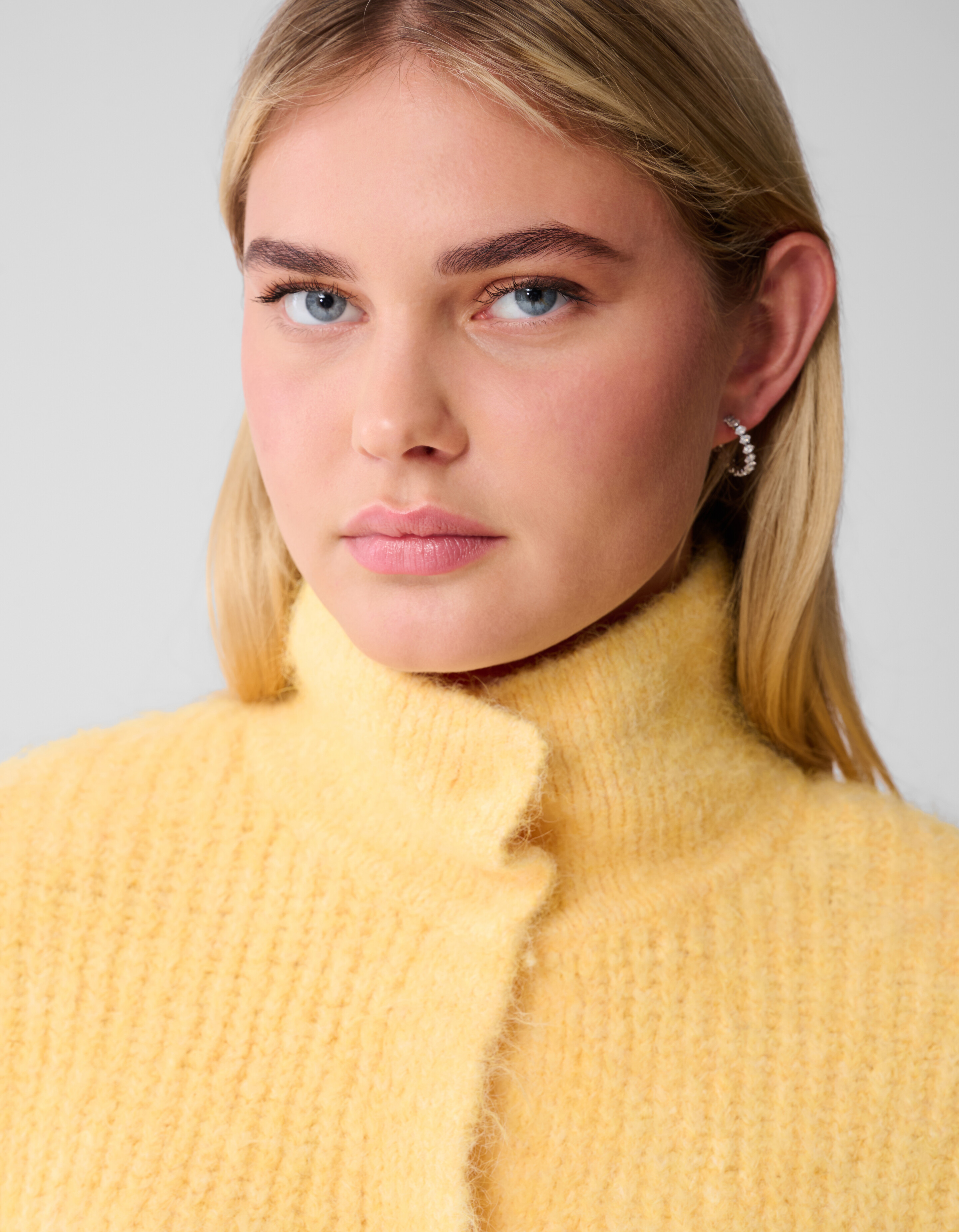 Weste mit gro&szlig;en Schultern, Gelb SHOEBY WOMEN