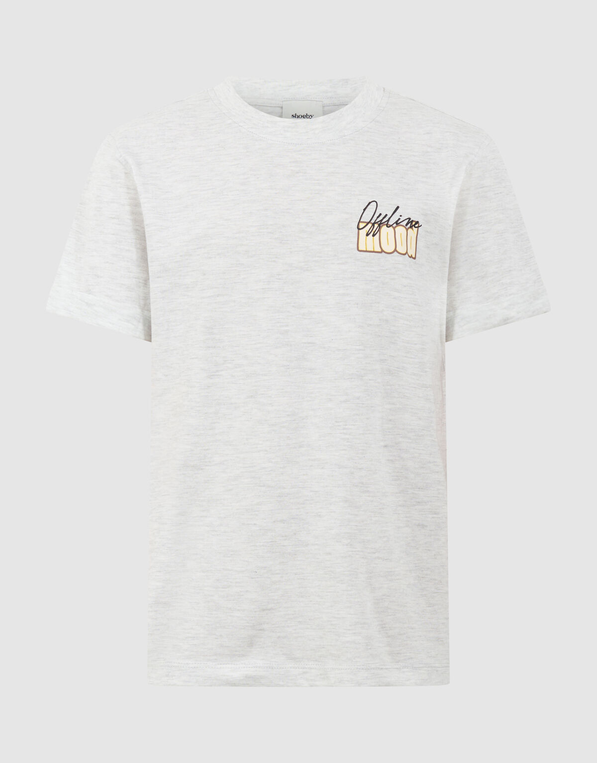 Offline Mood Artwork T-Shirt Hellgrau SHOEBY GIRLS