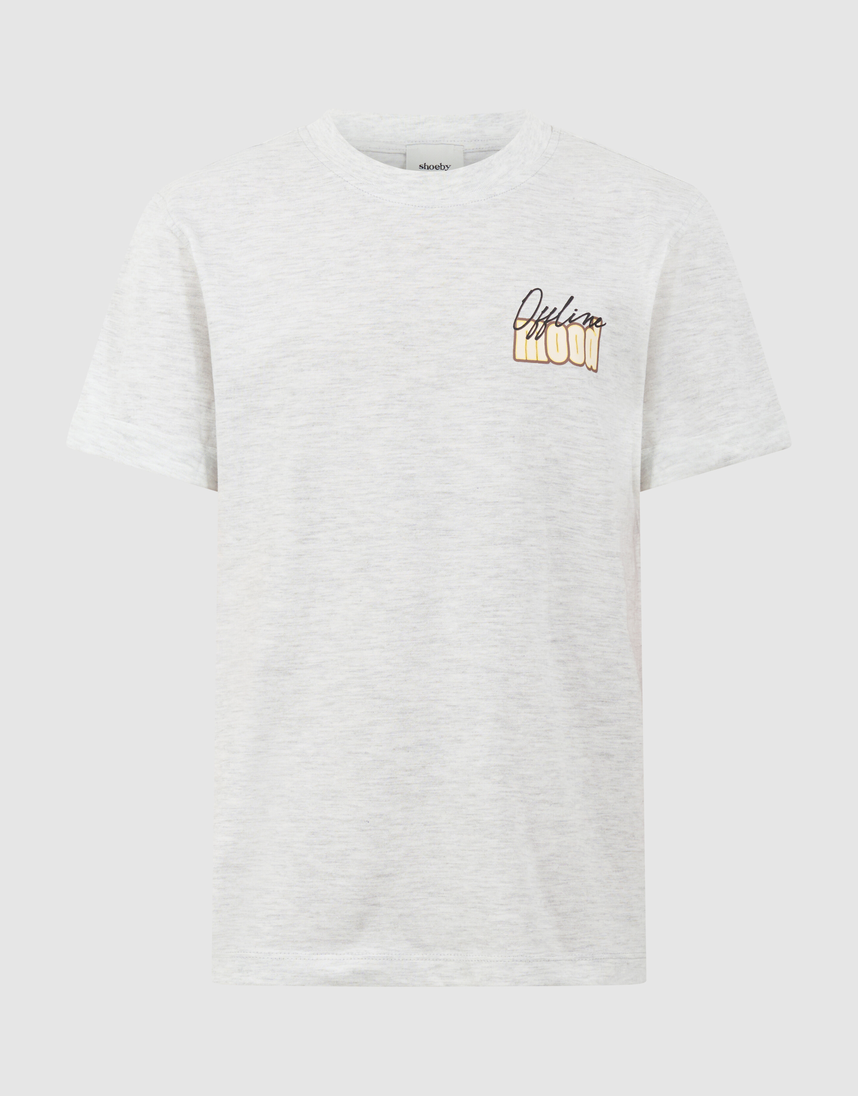 Offline Mood Artwork T-Shirt Hellgrau SHOEBY GIRLS