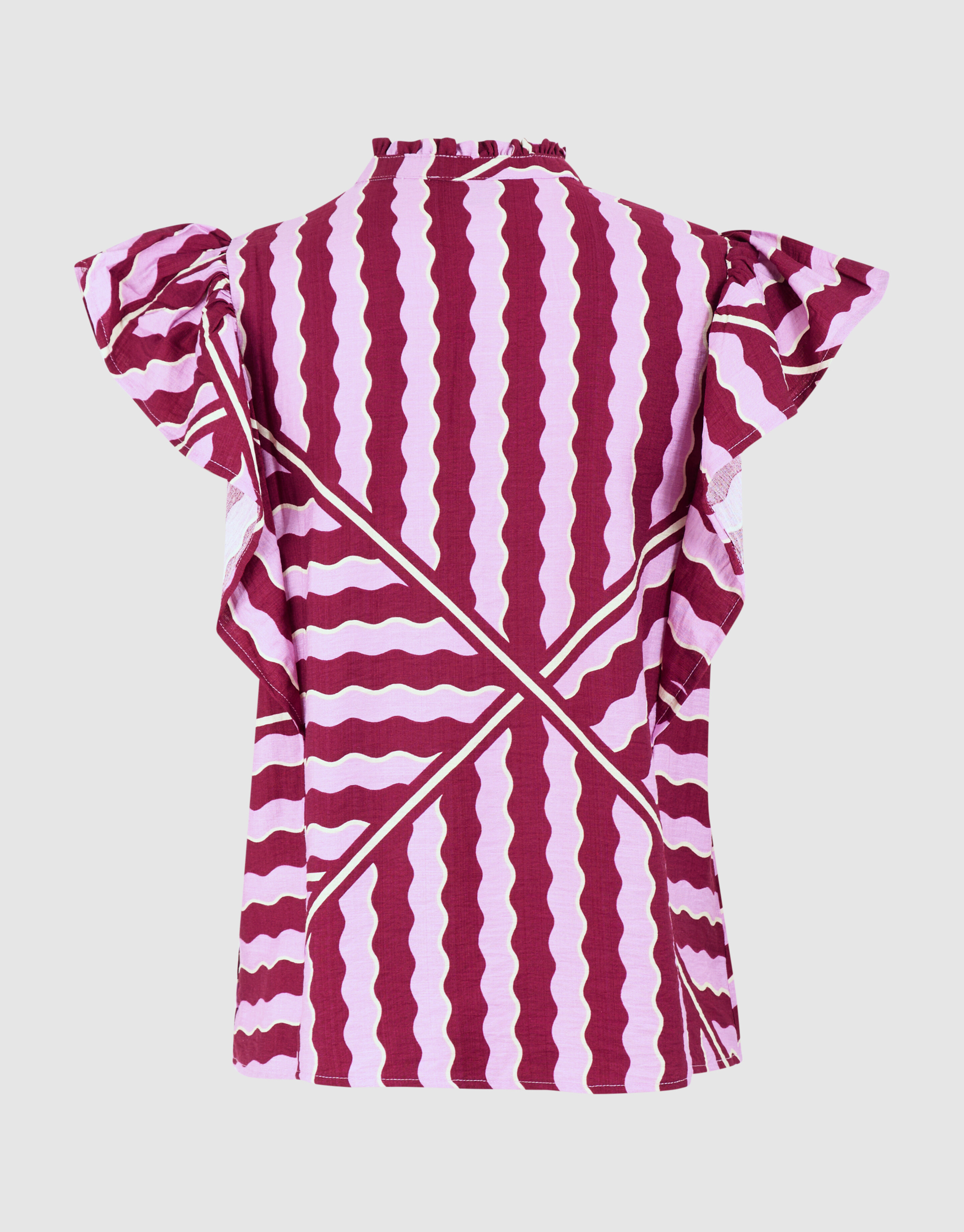Top mit Wellenmuster in Rosa/Lila SHOEBY WOMEN