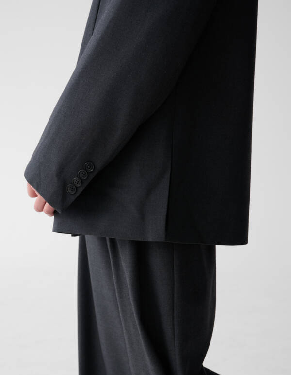 &Uuml;bergro&szlig;er Blazer Dunkelgrau SHOEBY WOMEN