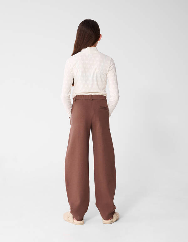 Top mit Allover-Herzmuster Cremefarben SHOEBY GIRLS