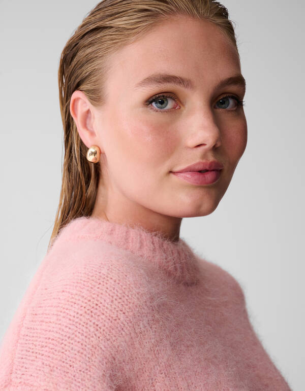 Hairy Oversized Pullover Hellrosa SHOEBY WOMEN