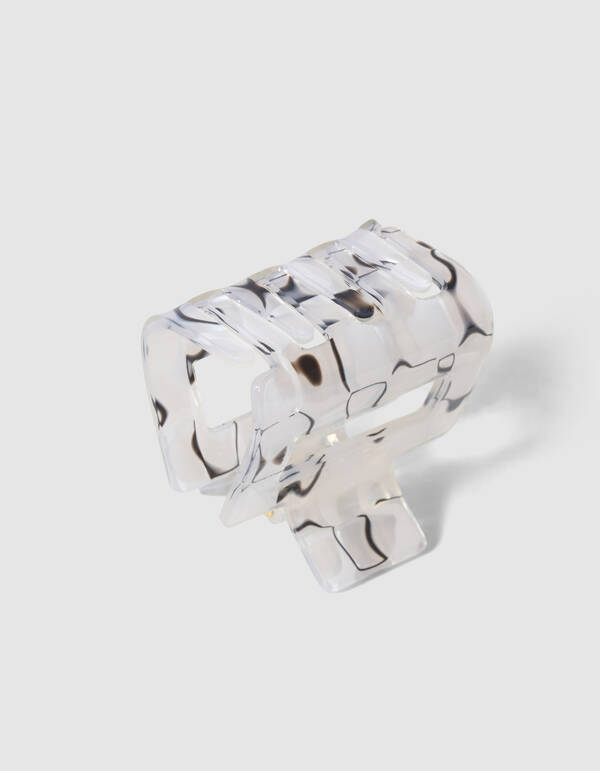 Square Haarklem Wit SHOEBY ACCESSOIRES
